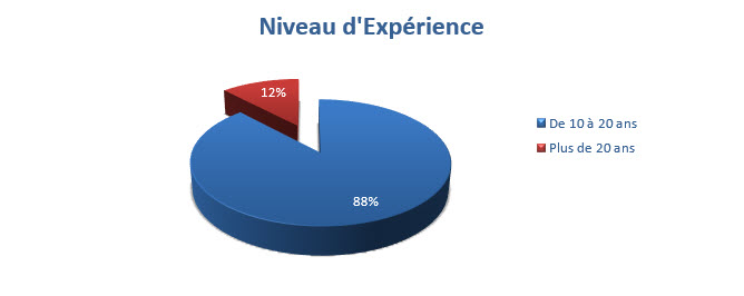 Niveau d'experience